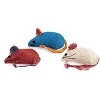 Spot Colored Burlap Mice Catnip Cat Toy - Assorted Colors - 2 of 3