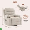 Power Lift Recliner Chair Oversized Electric Recliners for Elderly With Heat - 2 of 4