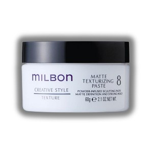 Milbon Matte Texturizing Paste 8 | add definition and texture. Ideal for short hair of all textures | shaping and creative styling - (2.1 oz) - 1 of 2