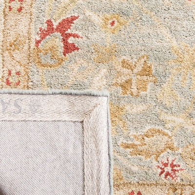 Handmade Blue Wool Tufted Persian Runner Rug