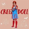 Joyfy Family Halloween Costume, Creepy Doll Costume, Killer Doll Outfit with Top & Bottom & Socks for Halloween Cosplay Dress Up Party - 2 of 4