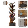 LIVAREEmlen 9 Tier Tree Bookshelf with Drawer Bookcase Modern Book Storage Free Standing Utility Organizer Shelves for Living Room Bedroom - 4 of 4
