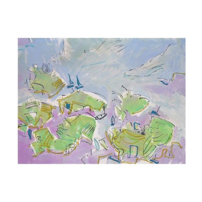 Trademark Fine Art - Dorothy Fagan  Island II Canvas Art