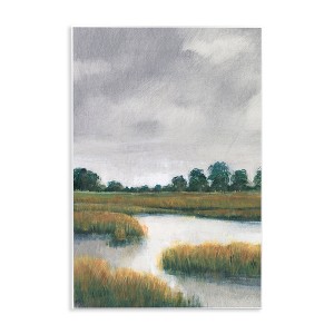 Stupell Industries Cloudy Rural Marsh Landscape, 13" x 19" - 1 of 4