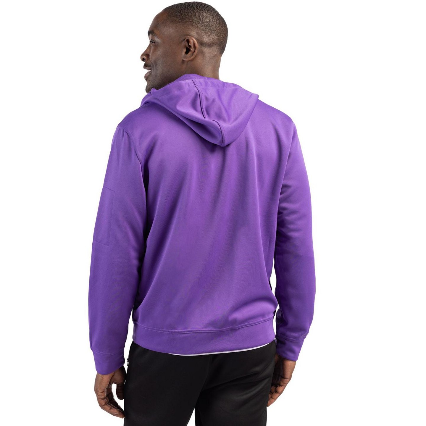 Худи Clique Lift Eco Performance Full Zip Unisex Sweatshirt - Royal Purple, цвет: Фиолетовый — фото 2