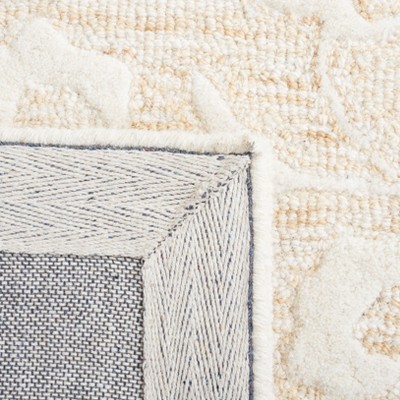Ivory Hand-Tufted Wool 4' x 6' Area Rug