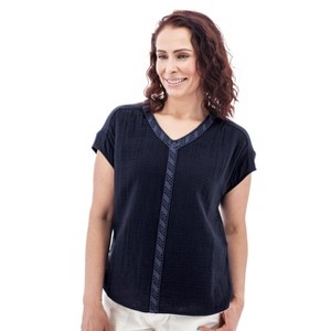 Aventura Clothing Women's Kelford Embroidered Lightweight Top - 1 of 4