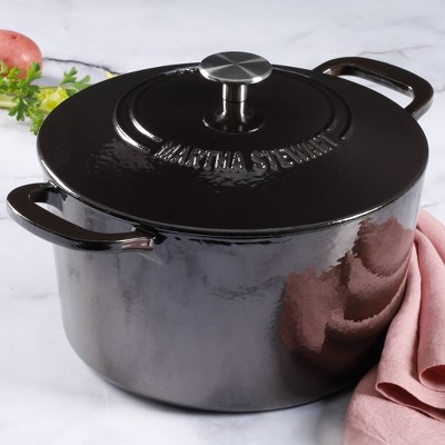 Gunmetal Gray 7qt Enameled Cast Iron Dutch Oven