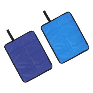 Unique Bargains Waterproof Oxford Cloth Foldable Lightweight Foam Sleeping Mat 15" x 11" 2 Pcs - 1 of 3