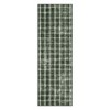 Runner Rug Washable Non Slip Kitchen Rugs Geometric Checkered Print ， Modern Throw Carpet for Home Office - 4 of 4