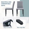PAGED PU Dining Chairs Comfortable Living Room Chairs Kitchen Chairs with Metal Legs for Living Room, Restaurant - 4 of 4