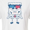 Women's - SpongeBob SquarePants - Flag Fill Sunglasses Cropped Graphic T-Shirt - 2 of 4