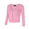 Women's Casual Open Front Knit Cropped Bolero Shrug 3/4 Sleeve Cardigan Sweater - 2 of 4