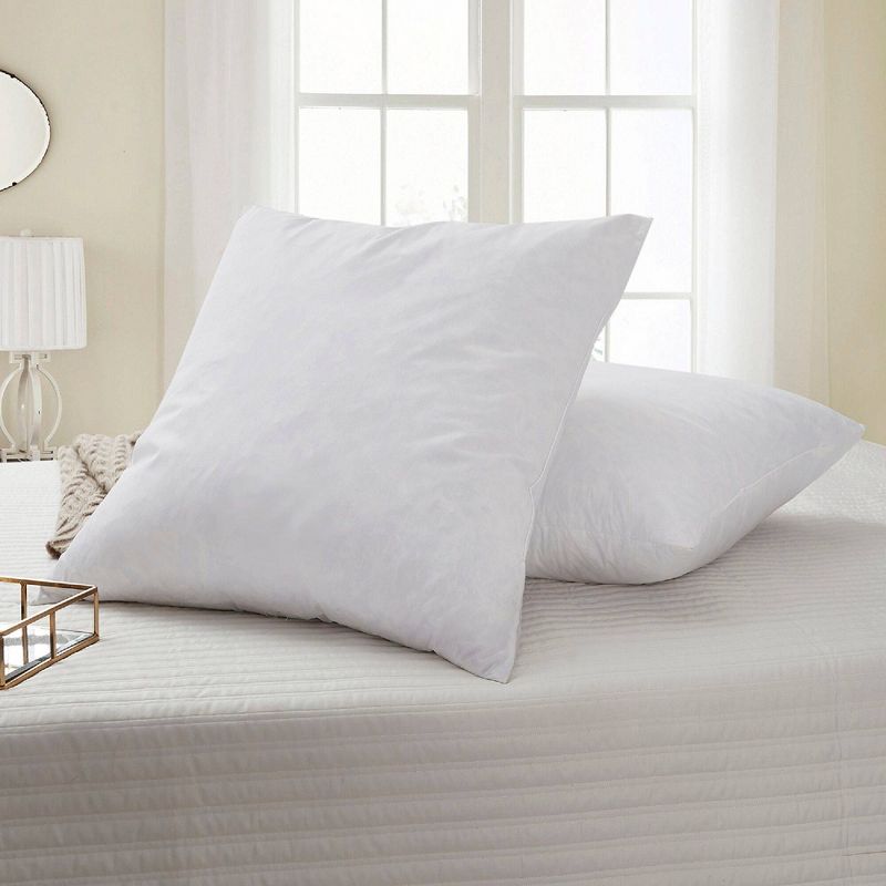 Euro 2pk Feather Bed Pillow - Serta, 3 of 7