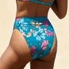 Vibrant Floral High-Waisted Bikini Bottoms - Cupshe - 2 of 4