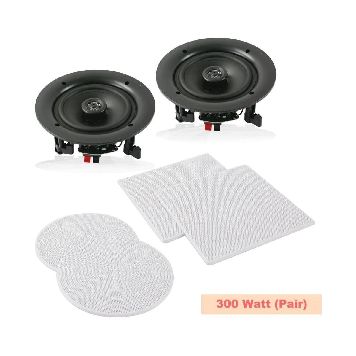 Pyle 10.0'' In-Wall / In-Ceiling Speakers - 2-Way Stereo Sound System (PDIC16106) - thumbnail 3