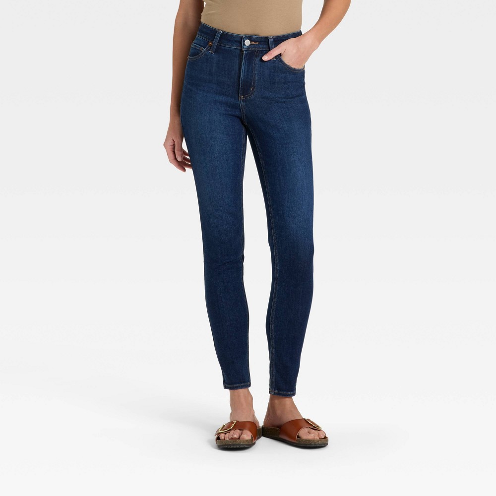 Women's High-Rise Skinny Jeans - Universal Thread™ Dark Wash 12