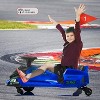 12V Kids Ride On Drift Car Go-Kart with 45W Motor, Up to 5 mph, Music, Colorful LED Tail Lights, USB, Low Power Alarm - 3 of 4