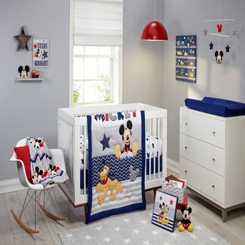 Baby boy crib bedding mickey mouse clearance