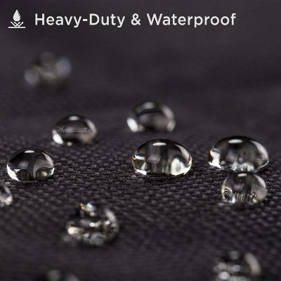 Large Black Waterproof Dog Cargo Liner with Non-Slip Backing