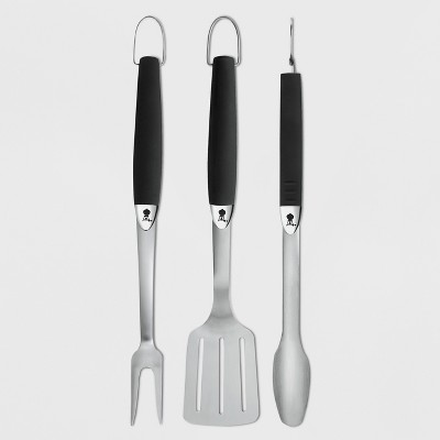 Weber Original Stainless Steel 3pc Barbeque Tool Set