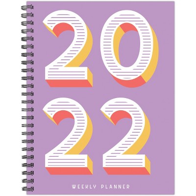 2022 Weekly Planner Softcover 6.5"x8.5" Plum Year - Willow Creek Press