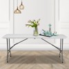 MR IRONSTONE  Folding Table Outdoor Indoor Heavy Duty Portable Table with Carrying Handle for Camping Picnic Party - image 3 of 4