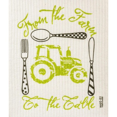 Wet It Dishcloth, Farm To Table; Ftt