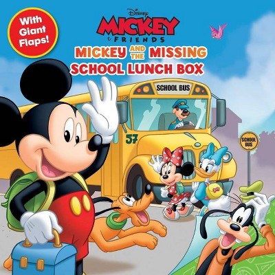 Disney: Mickey and the Missing School Lunch Box - (8x8 with Flaps) by  Maggie Fischer (Paperback)