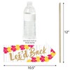 Big Dot of Happiness Funny Last Luau - Tropical Bachelorette Party and Bridal Shower Photo Booth Props Kit - 10 Piece - 3 of 4