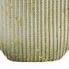 Set of 2 Oval Textured Metal Vase White/Gold - Olivia & May - image 3 of 4