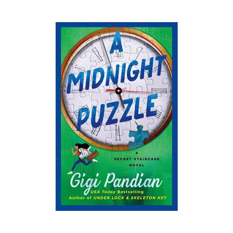 A Midnight Puzzle - (Secret Staircase Mysteries) by  Gigi Pandian (Hardcover), 1 of 2