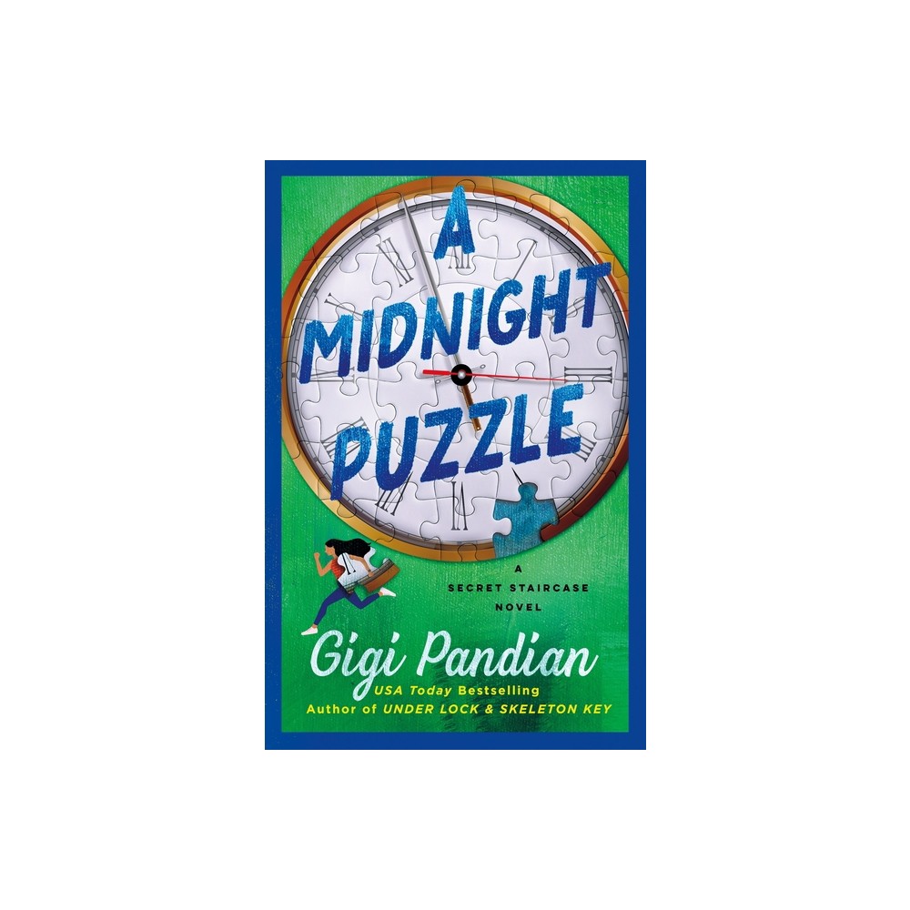 A Midnight Puzzle - (Secret Staircase Mysteries) by Gigi Pandian (Hardcover)