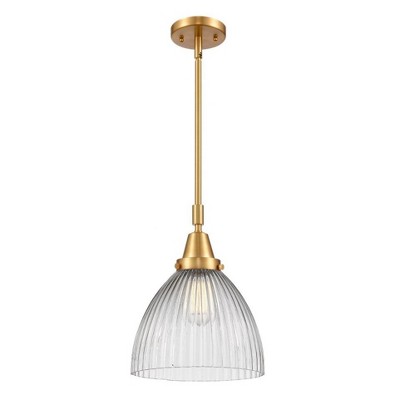 Seneca Falls - 1 Light Stem Hung Mini Pendant In Traditional Style-13.13 Inches Tall and 9.5 Inches Wide