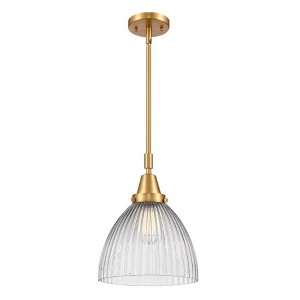 Seneca Falls - 1 Light Stem Hung Mini Pendant In Traditional Style-13.13 Inches Tall and 9.5 Inches Wide - 1 of 1