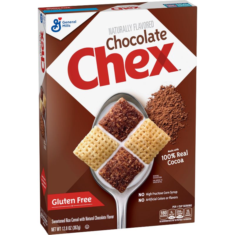 General Mills Chocolate Chex Sweetened Rice Cereal - 12.8oz, 1 of 14
