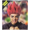 Costume Culture by Franco LLC Anime Red Riot Adult Red Costume Wig - 4 of 4
