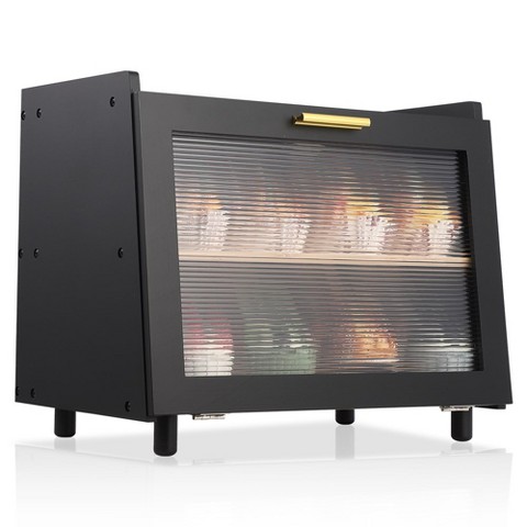 Garvee Double Layer Large Bread Box for Kitchen Counter, Large Capacity Bread Storage Container