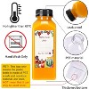 Plastic Juicing Bottles with Caps, 20-Piece 16oz Clear Drink Containers for Smoothies - 3 of 4