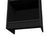 INFURNIC Decorative Bookshelf Compact 5 Shelf Storage Slim Profile Modern Design for Small Spaces, Black, 11.77"*17.72"*71.1" - 2 of 4