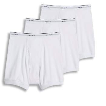 Members Only Men's 3 Pack Boxer Brief Underwear Cotton Spandex Ultra Soft &  Breathable, Underwear For Men - White S : Target