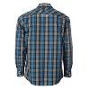 Gioberti Men's Western Plaid Long Sleeve Shirt with Pearl Snap-on - 2 of 3