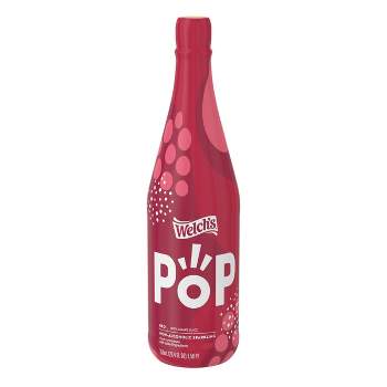 Welch's Sparkling Red Grape 100% Juice - 25.4 fl oz Glass Bottle