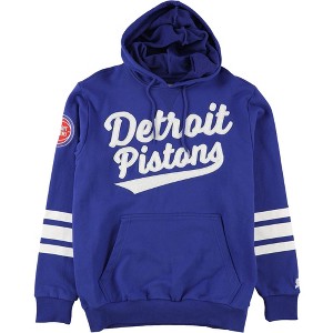 STARTER Mens Detroit Pistons Hoodie Sweatshirt, Blue, Medium - 1 of 2