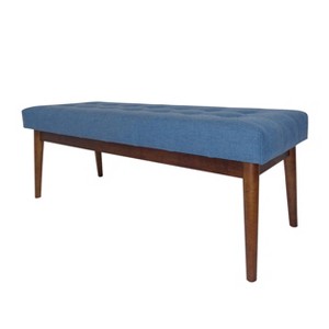 Flavel Mid Century Tufted Ottoman - Christopher Knight Home - 1 of 4