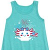 Girls' - Instant Message - Americana Graphic Sleeveless Aline Dress - 2 of 4