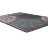 World Rug Gallery Contemporary Modern Floral Anti Fatigue Standing Mat - 3 of 4