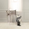 14"x26" Oversized Striped Design Lumbar Throw Pillow Cover Dark Gray - Rizzy Home: Cotton, Woven, Zipper Closure - 2 of 4