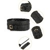 INSPIRE CHIC Women's Vintage Hollow Floral Leather Cinch Wide Waistband - 2 of 4