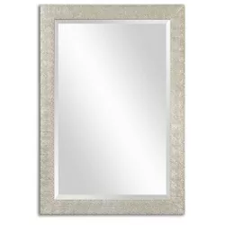 Rectangle Porcius Antiqued Decorative Wall Mirror Silver - Uttermost